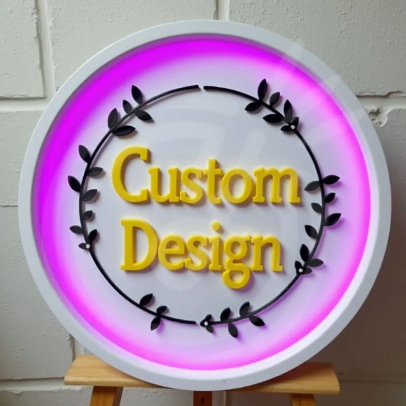 ป้ายแบ็คไลท์โลโก้ 3D แบบกําหนดเอง ป้ายเรืองแสง Lightbox ธุรกิจหน้าร้านพร้อมข้อความไฟ LED บนจอแสดงผลโลโก้ป้าย