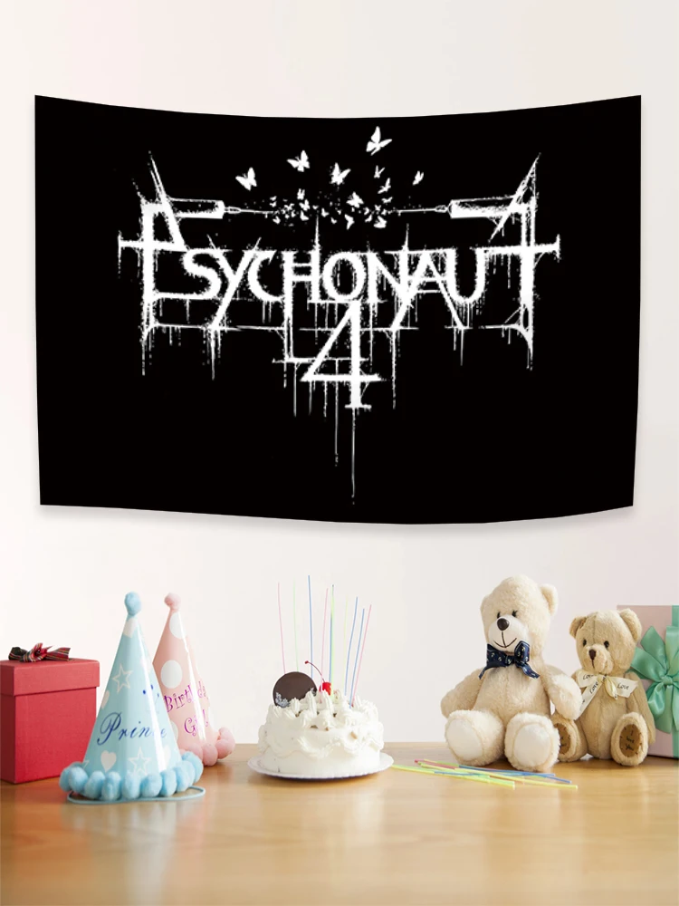 Psychonaut 4 Georgian Depression Black Metal Band Flag Tapestry 60x90cm 90x150cm Wall Hanging Decor for Room Dormitory