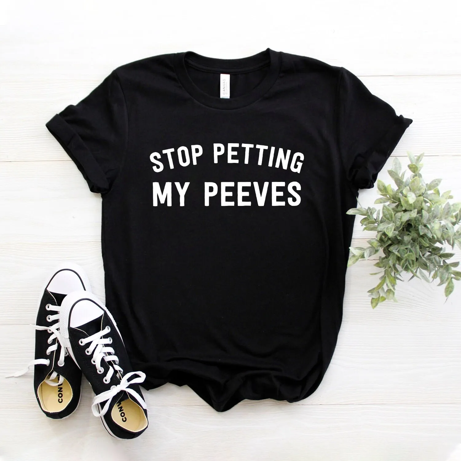 Pet Peeves T Shirt Stop Petting My Coworker Gift Funny Sarcastic Slogan Softstyle