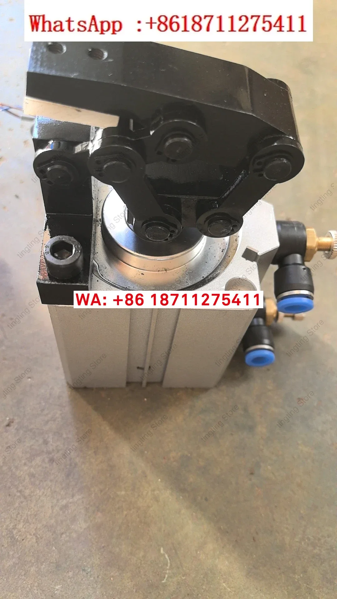 Concealed lever cylinder without occupying space above, clamping fixture, clamping cylinder, serpentine cylinder