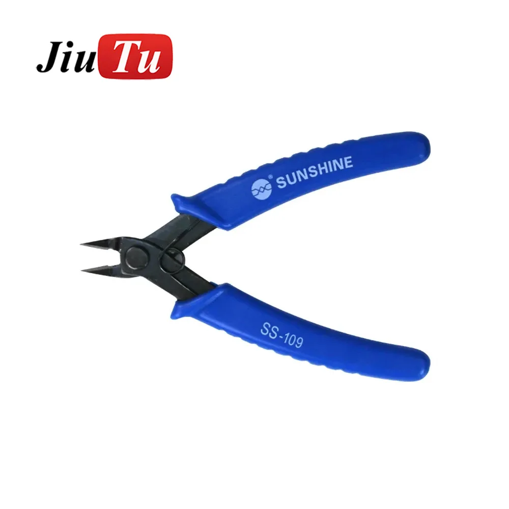 SUNSHINE SS-109 Mini Diagonal Plier Wire Cut Line Stripping Multitool Stripper Knife Crimper Crimping Repair Tools Cutter Cable