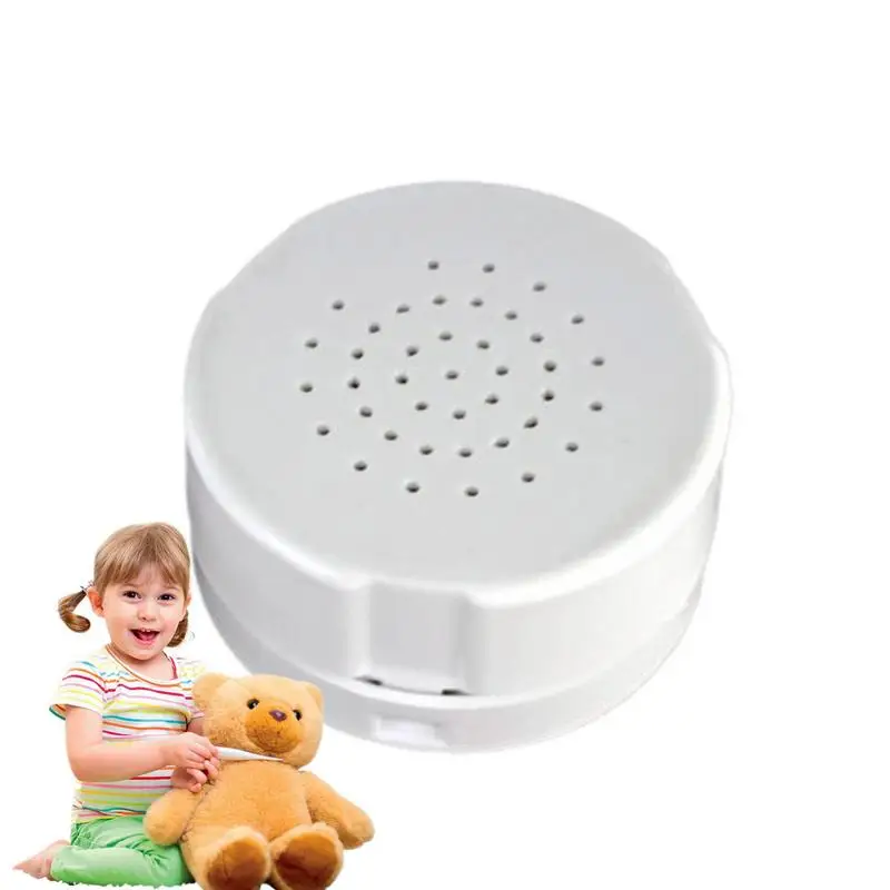 Stuffed Animal Sound Recorder 60 Seconds Button Sound Box Toys Recording Device Plush Toy Custom Messages Recorder Voice Box