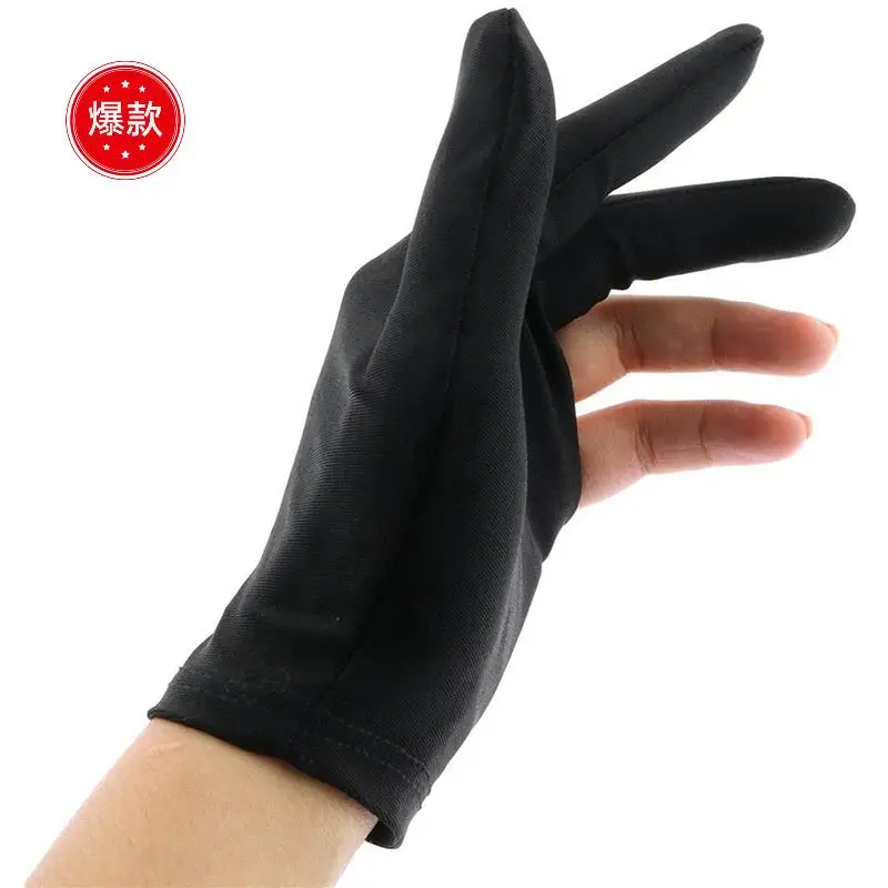 

60Pcs Breathable Billiard Gloves Snooker Left Right Hand Gloves 3 Fingers Cue Gloves For Women Men Billiard Accessories