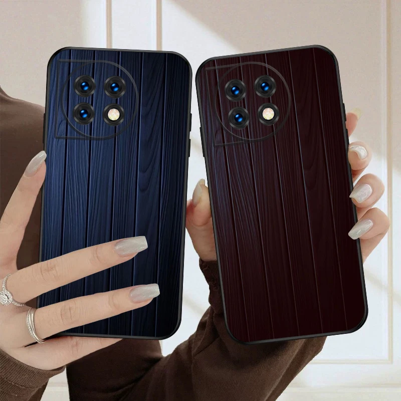 

Blue wooden texture For OnePlus 8 9 11 12 13 10 Pro 9RT 8T 12R Ace 3 5 2V Nord CE 4 Lite N20 30 200 silicone soft phone case