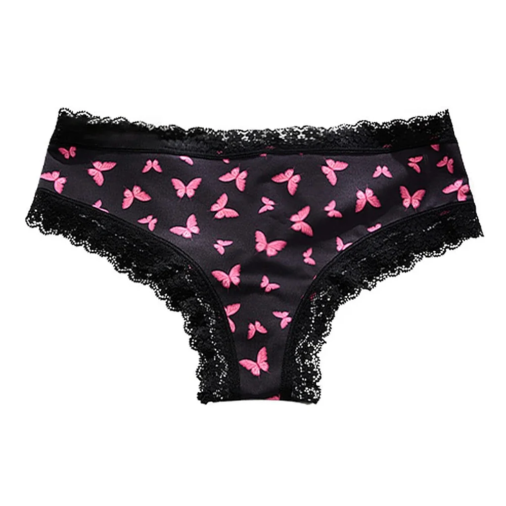 

Butterfly Print Underwear Women Secret Clothes Sexy Lingerie Lace Lingerie Sweet Girly Seamless Briefs Japanese Princess Panties