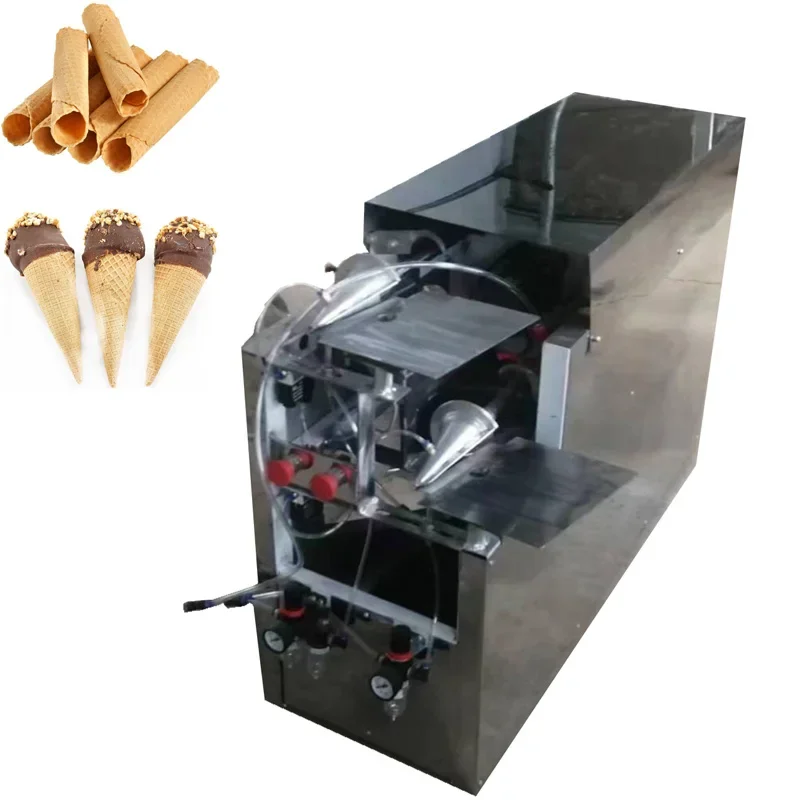 

High Quality Egg Roll Making Machine Wrapper Rolls Forming Machine Ice Cream Cone Wafer Biscuit Machine