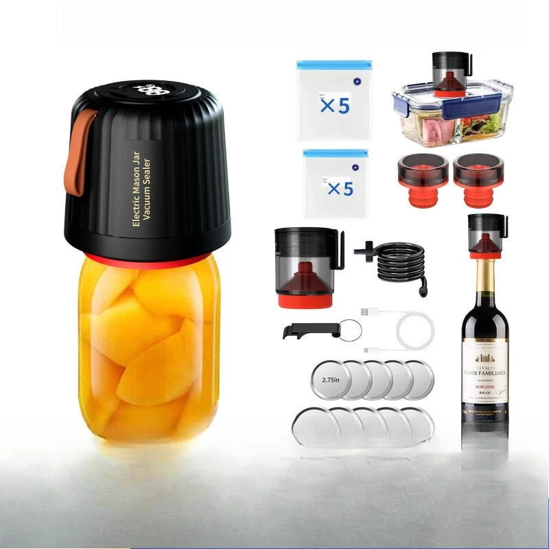 Mason can sealing machine Automatic small household fresh-keeping  Vacuum sealing machine Electric sealing machine