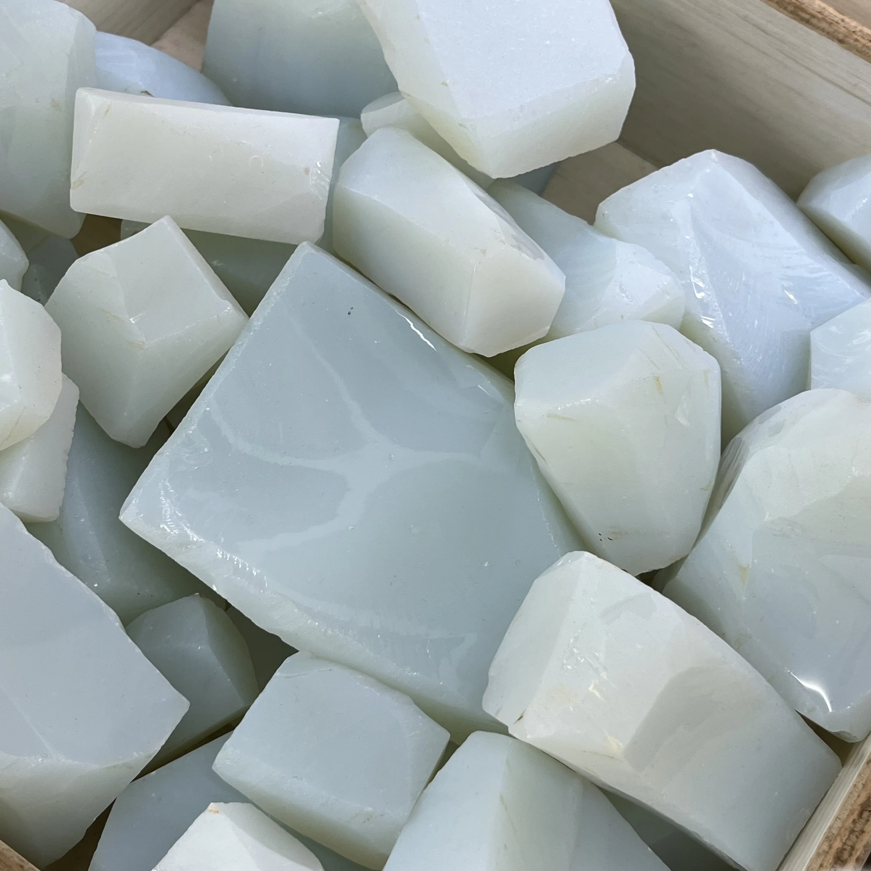 200g/Bag Synthetic Nano Gems Raw Material Opal White #001/2 Color Nanosital Rough Stone For Jewellery Making