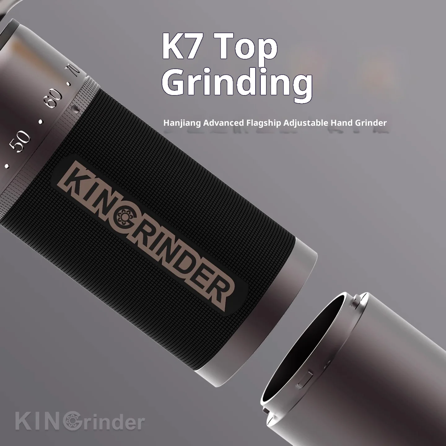 الأصلي KinGrinder K1 K2 K6 K7 حبوب البن اليد المطاحن صب القهوة اليد مطحنة المحمولة المنزل جميع المعادن مطحنة القهوة هدية