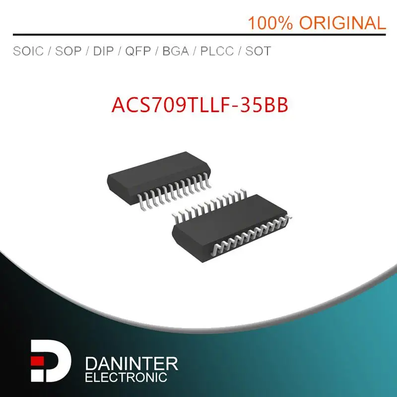 

5PCS/LOT New ACS709TLLF-35BB ACS709LLFTR-35BB ACS709LLFTR-35BB-T ACS709 CHEC14B9B SSOP-24