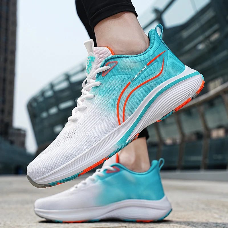 Zapatos de hombre 2025 otoño nuevos zapatos deportivos casuales transpirables de moda zapatillas de entrenamiento de malla para estudiantes