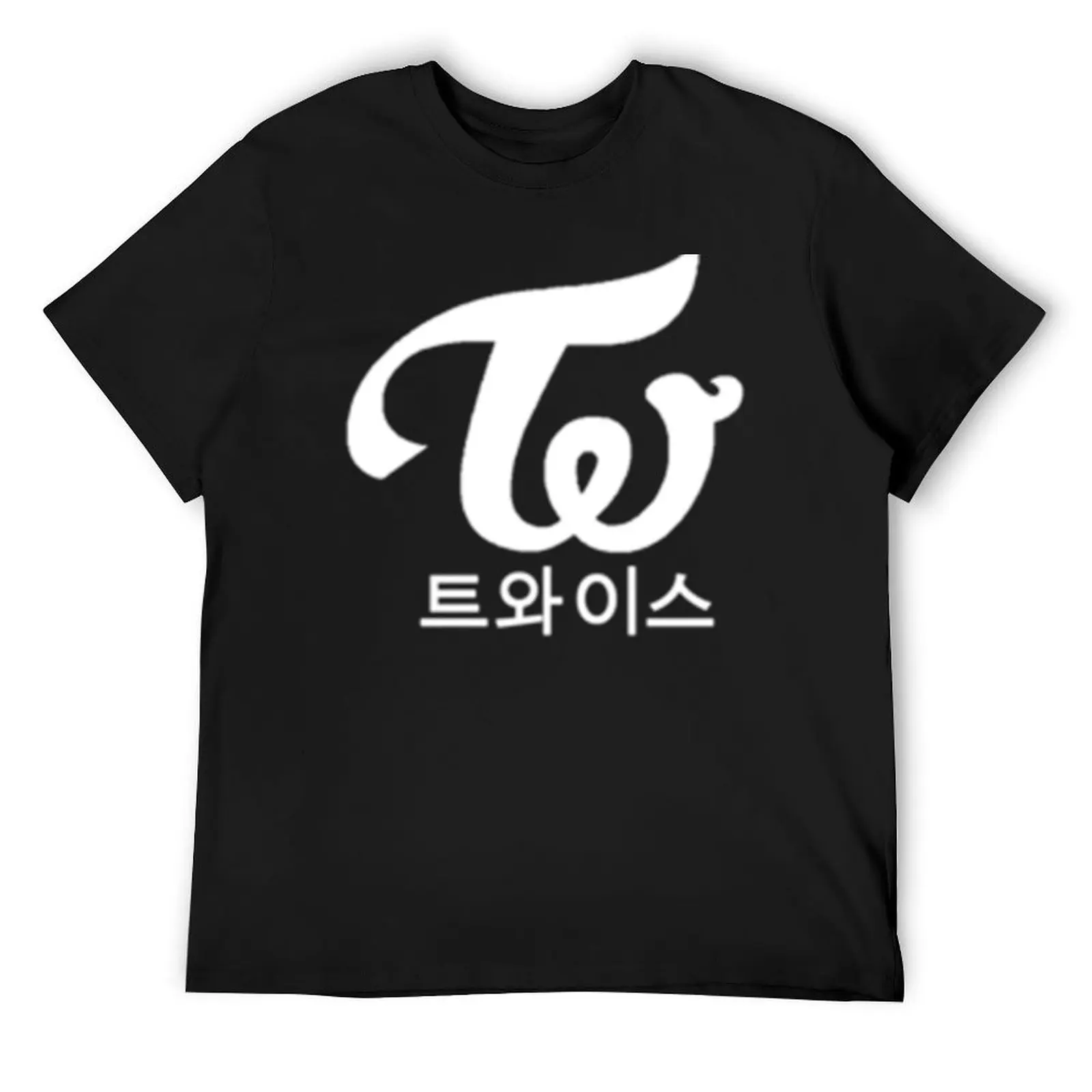 Twice Kpop logo Hangul T-Shirt cute tops essential t shirt customizeds new edition mens clothes