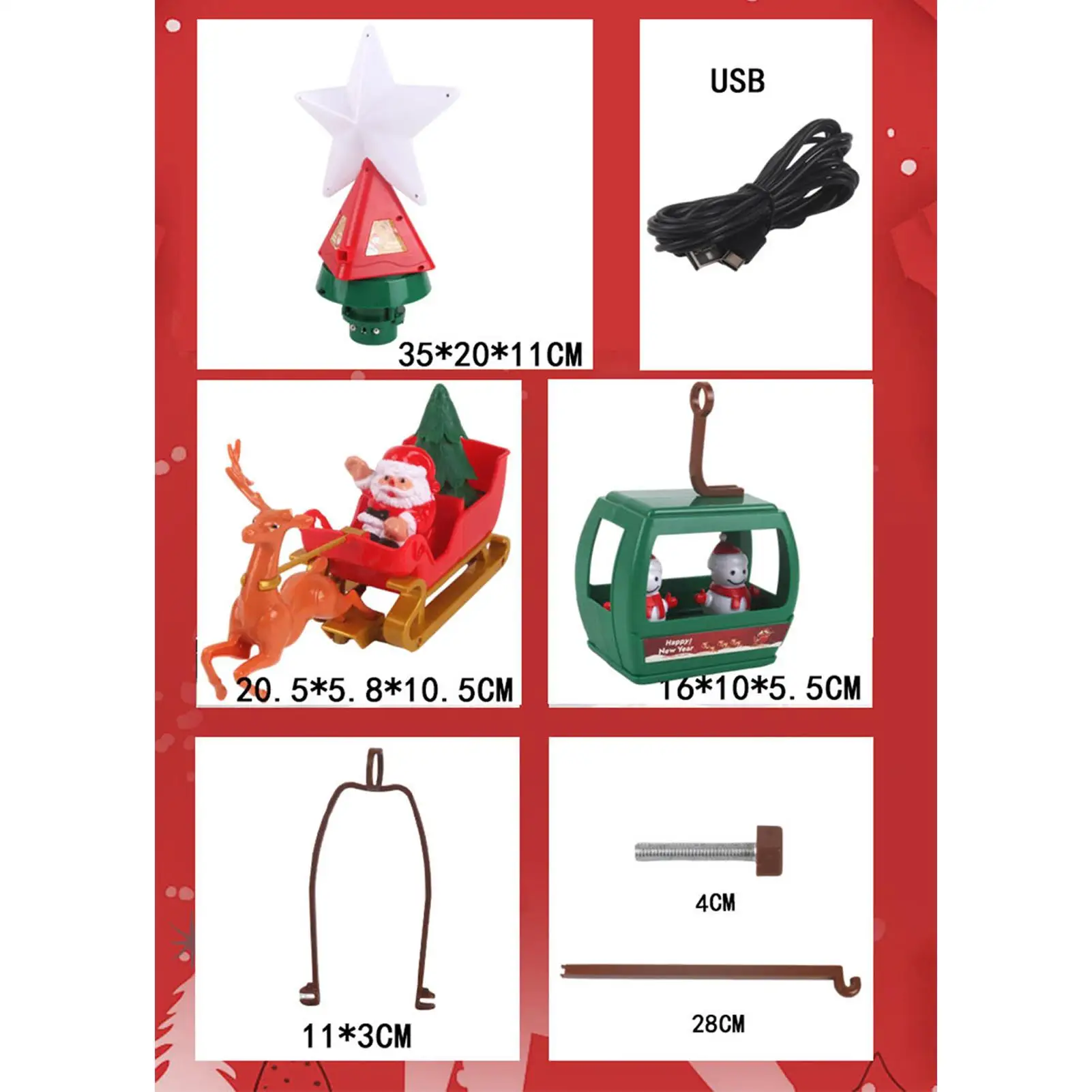 

Топпер для рождественской елки с подсветкой, питанием от USB, вращающийся с музыкальной подсветкой, снеговики, Санта-Рождественская елка, звезда для внутреннего и наружного жизни