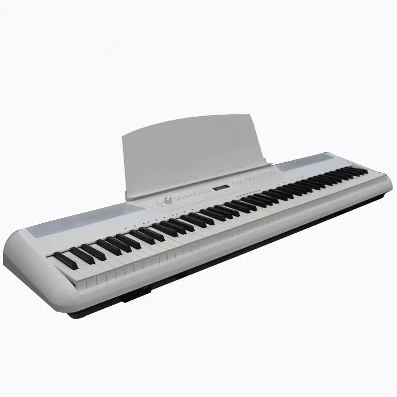 88‑Key Full Size Digital Piano Keyboard With MIDI Touch Response Headphone Jack Type‑C Power Supply For Home  Daily Practice