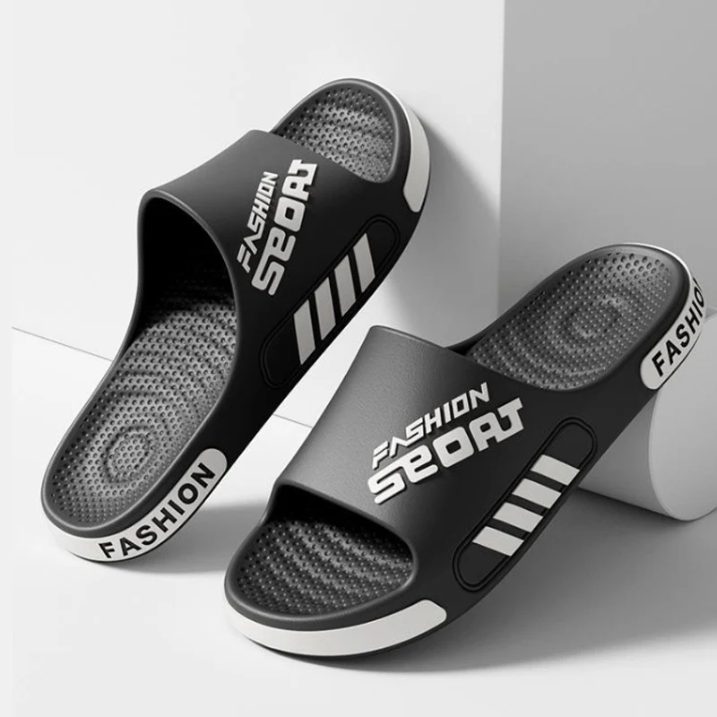 Home Sandal Anti-Slip Indoor Casual Bathroom Shower Flip Flops EVA Slippers Men Women Outdoor Soft Thick Bottom Couple Summer