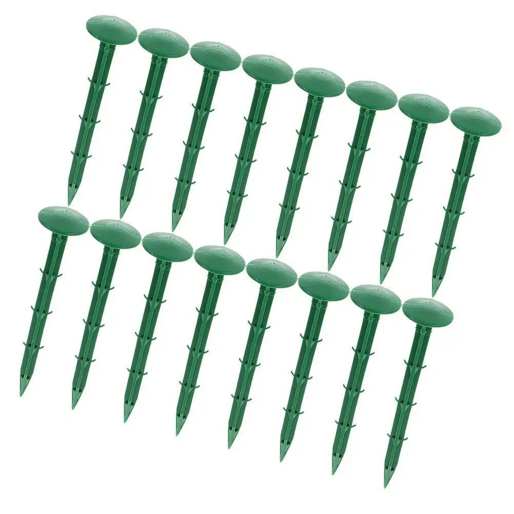 

150pcs Ground Stakes Plastic Garden Pegs Landscape Tent Fixing Tools Camping Nails Outdoor Stakes Plant Protection
