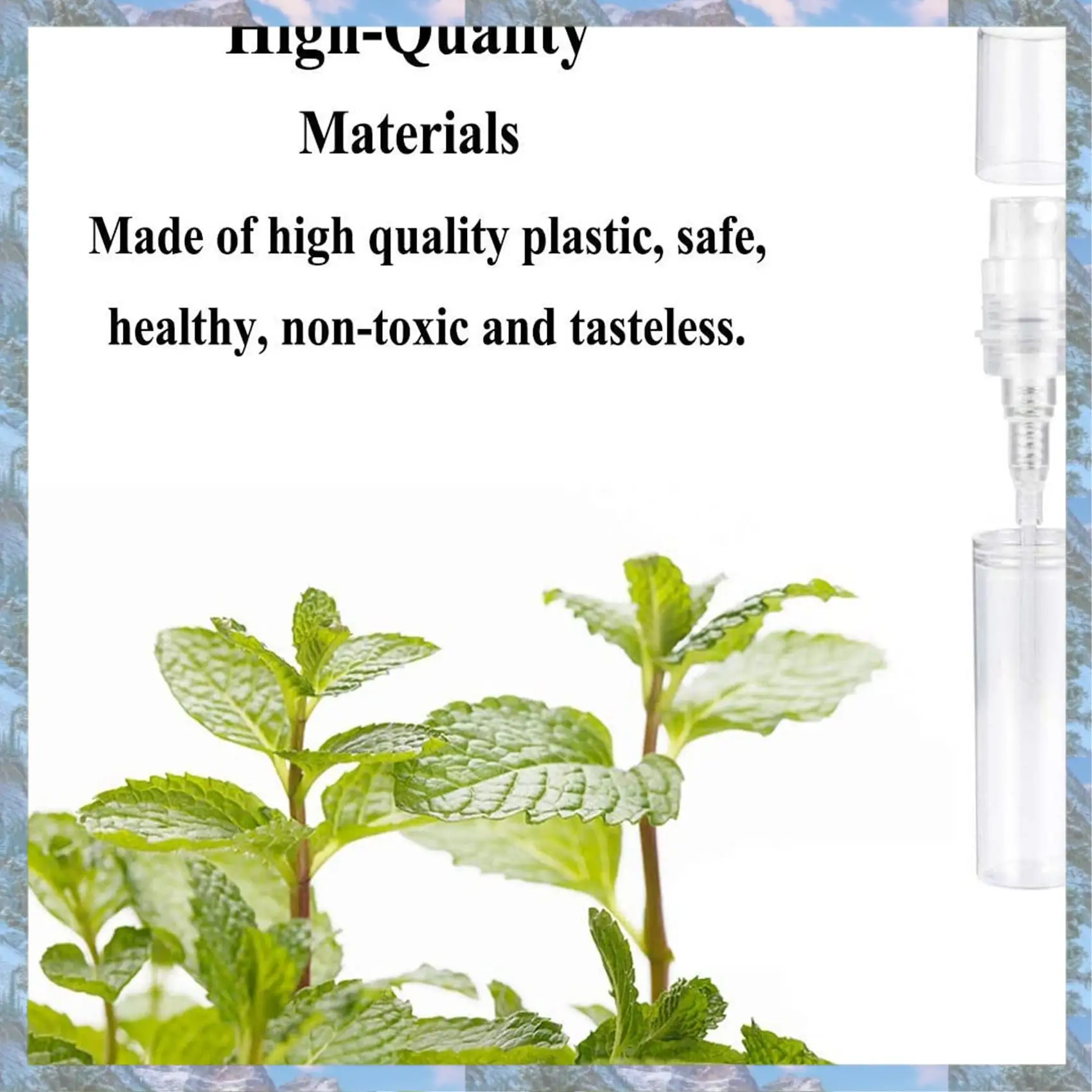 

X16A 2025 NEW-360Pcs Transparent Empty Spray Bottles 3Ml Plastic Mini Refillable Container Empty Cosmetic Containers