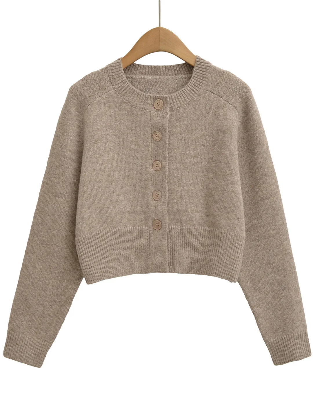 

Американский длинный вязаный кардиган свободного кроя для женщин, свитер с круглым вырезом, облегающий, осенняя новинка, верхняя одежда