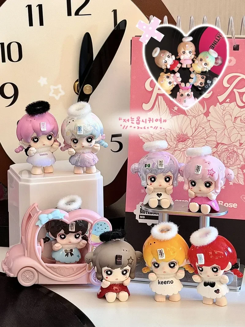 

Keeno Ghost Mini Figure Ghost Mystery Box Little Angel Series Kawaii Blind Bag Collectible Toy for Desktop Home Office Decor