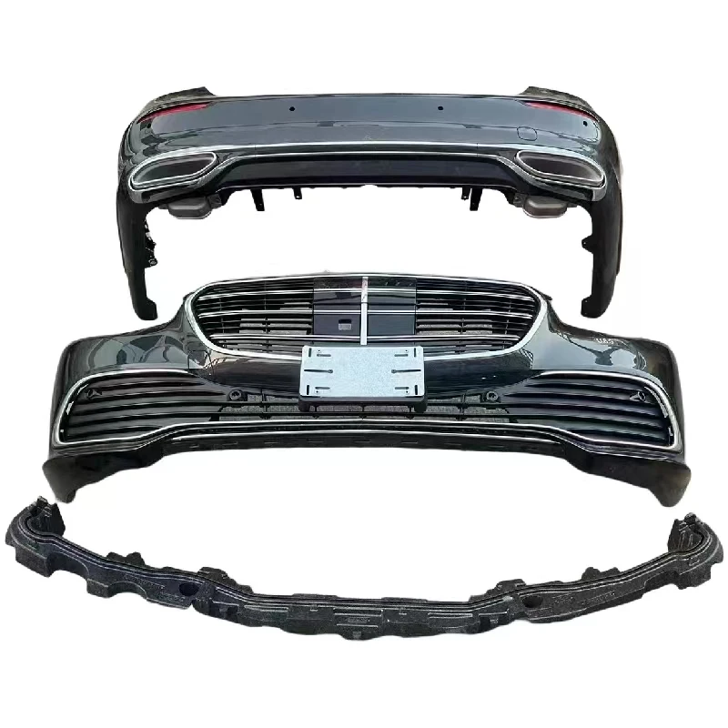 Wholesale original car bumper for Mercedes Benz S-class W223 upgrade AMG body kit front bumper with grille rear bumper diffuser