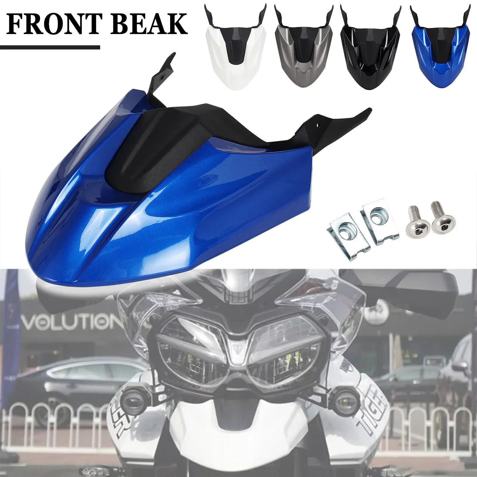 

Front Beak Extension For Triumph Tiger800 XRT XRX XC Fairing Nose Extender Cover Motorcycle Accessories