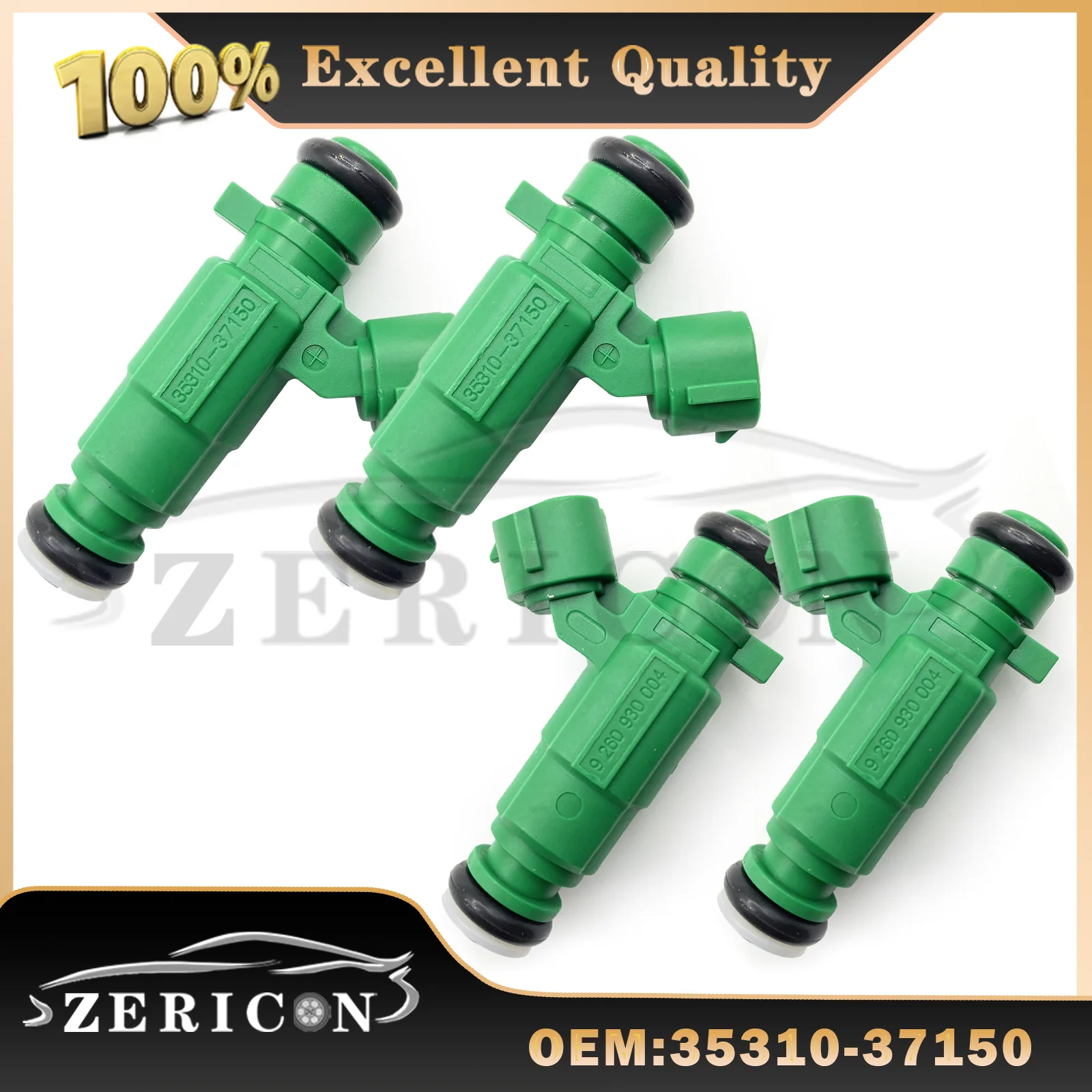 4PCS 35310-37150 35310 37150 Engine Fuel Injector Nozzle For Hyundai Accent Tiburon Santa Fe Sonata Kia Rio Rio5 FJ660 842-12255