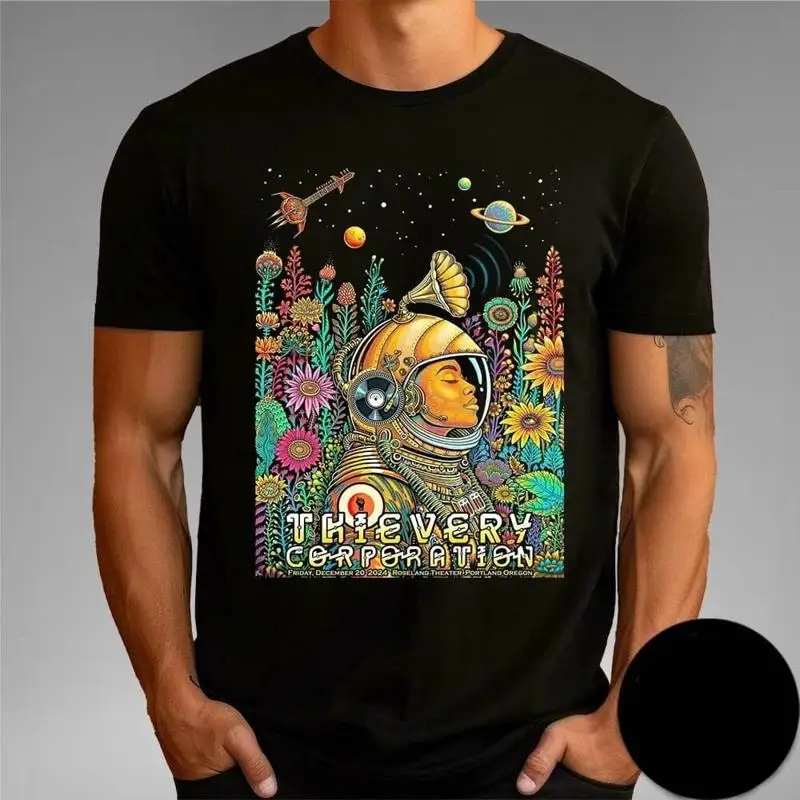 Camiseta de la banda Thievery Corporation en Portland On Friday, talla completa S 5Xl