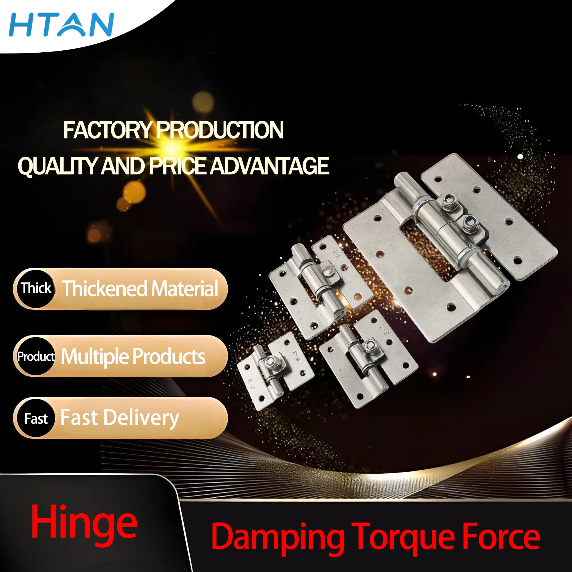3pcs Arbitrary Stop Hinge Stainless Steel 304 Damping Hinge Torsion Arbitrary Stop Positioning Stop Hovering