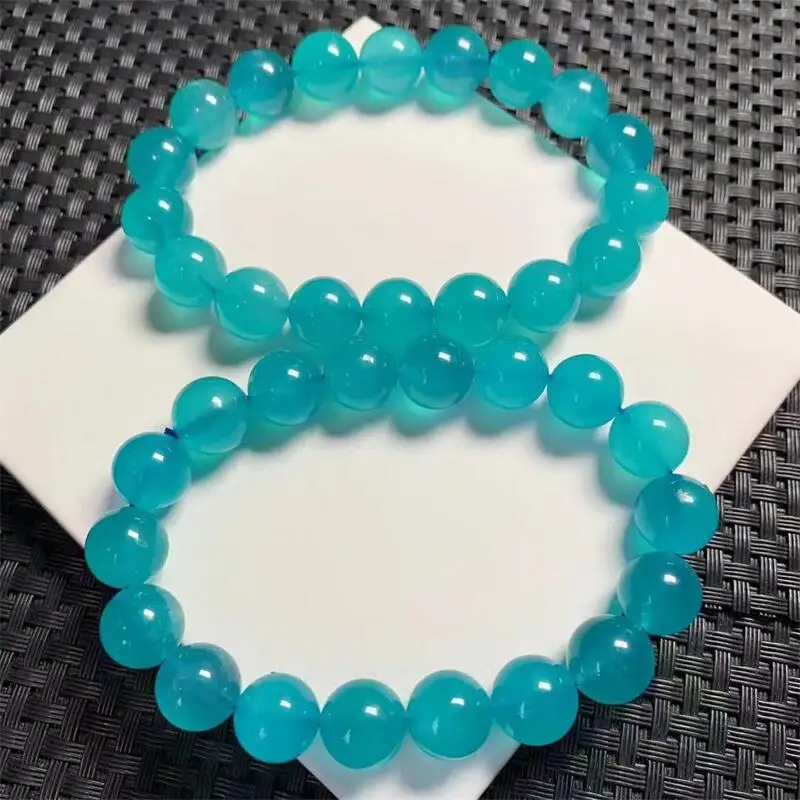 11MM Natural Amazonite Bracelet Healing Fengshui For Women Men Love Gift Crystal Beads Strands Jewelry Gift 1PCS