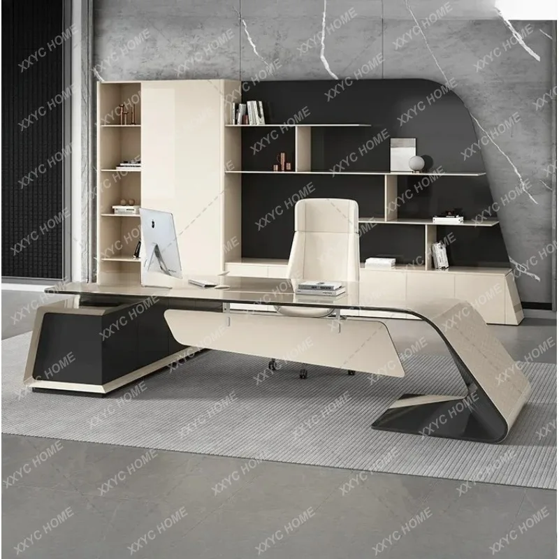 XXAdjustable Modern Office Desks Wood Luxury Corner Gaming Office Desks Modern Portable Office Furniture