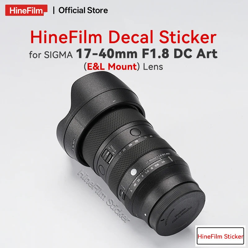 

Hinefilm Skin for Sigma 17-40 f1.8 for Sony Lens Skin for Sigma 17-40mm F1.8 DC Art Sticker 17 40 Lens Wrap Cover 17-40F1.8 Skin
