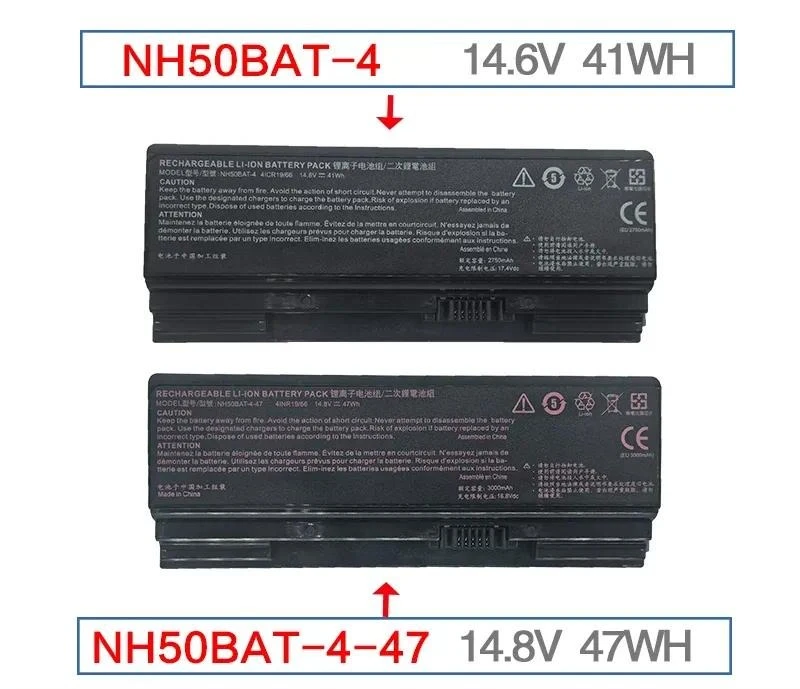 NH50BAT-4 battery For mechanics T58-VB/VA/VG65T 911MT/ME/ST/plus