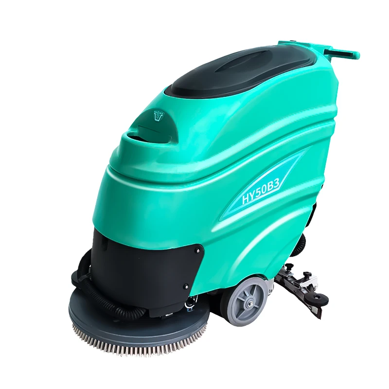 Automatic three in one electric floor scrubber, shopping mall property cleaning, floor cleaning, suction and drying