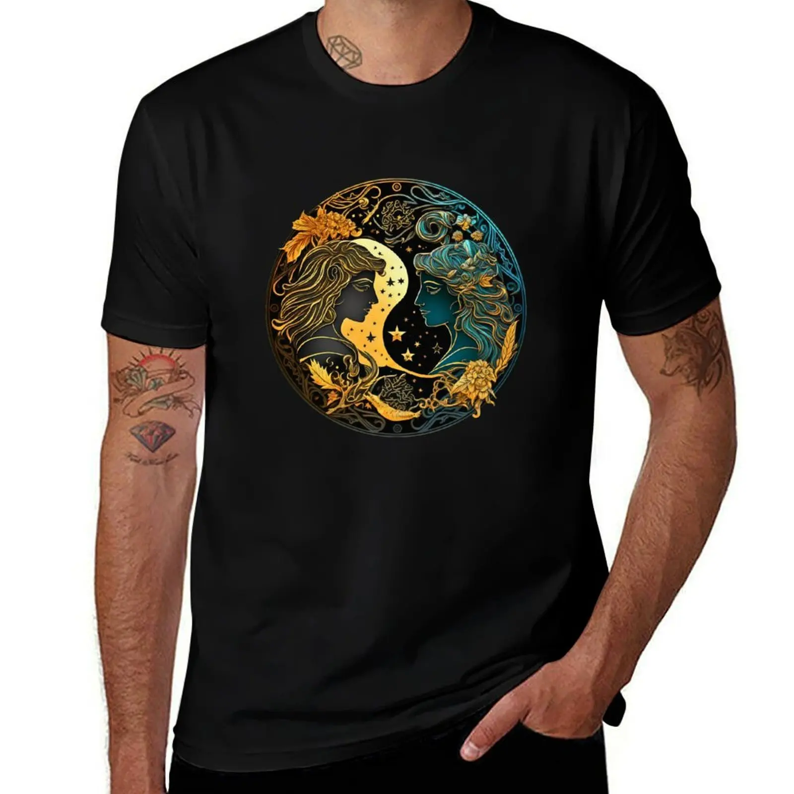

Gemini Astrology T-Shirt man t shirt anime clothes luxury designer oversize t-shirts man plain t shirts men