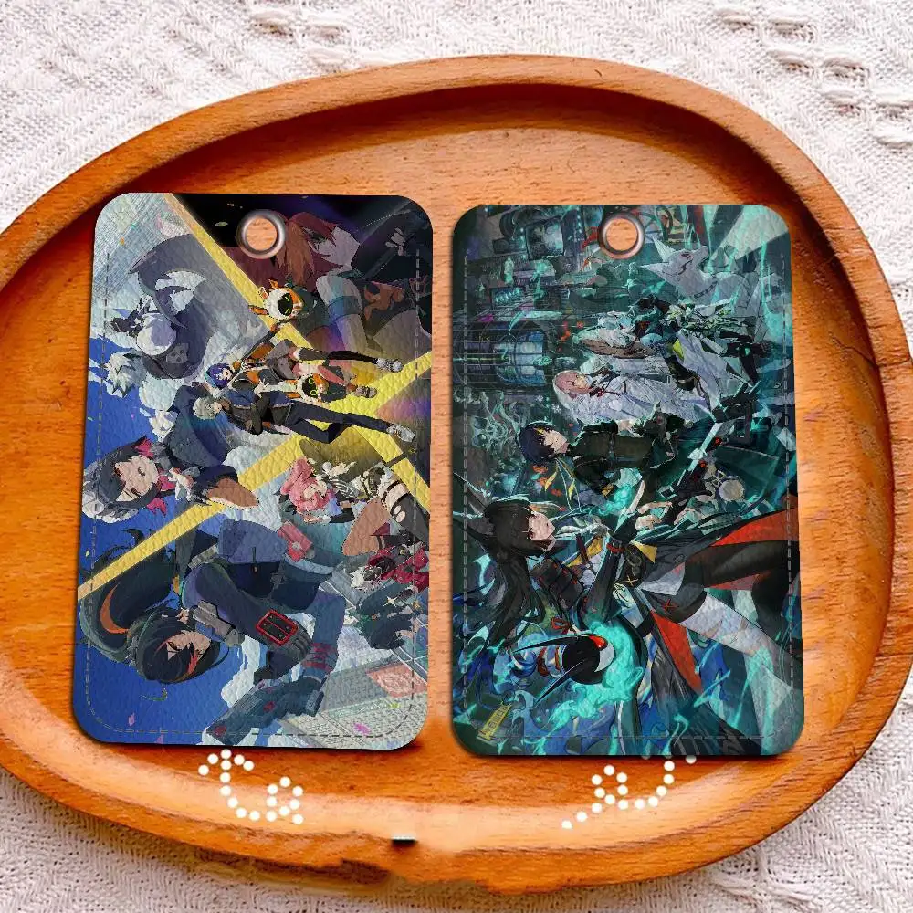 Zenless Zone Zero Ellen Joe Rectangle Keychain Card Holder, Badge Credit Card Holder, Student ID Card Holder, Bus Cards Cover