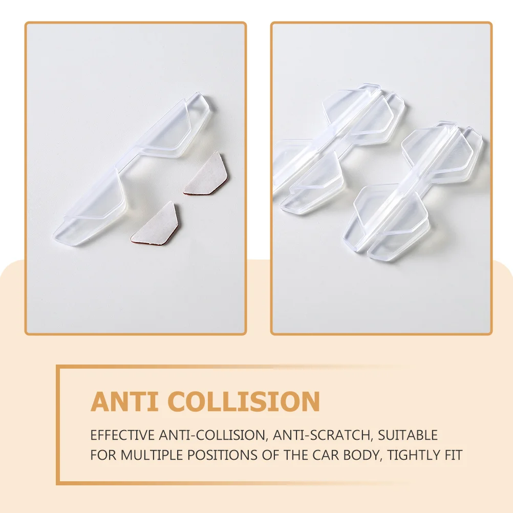 

8pcs Car Guard Trim Pvc Anti-Collision Strip For Car Door Protection Auto Door Protector Crash Sticker Bumper Seal
