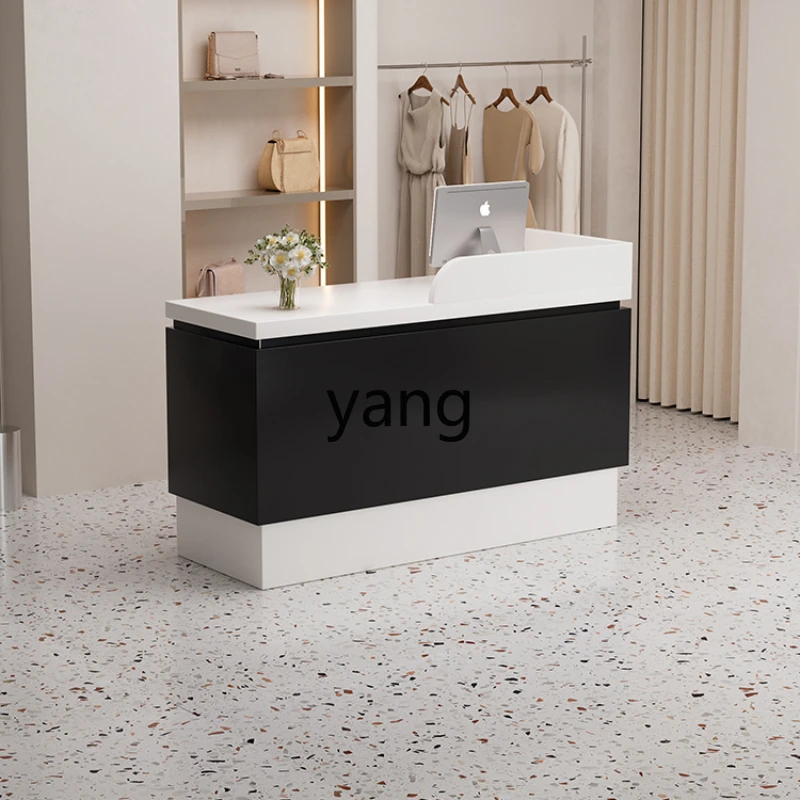 Yhl Reception Desk Reception Table Clothing Store Shopping Guide Shop Small Modern Simple Beauty Shop