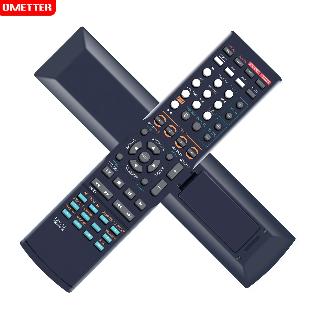 Remote Control Fit for Yamaha AV Receiver HTR-6160 RX-V663BL RX-V663 Remote RAV285 WN05830US