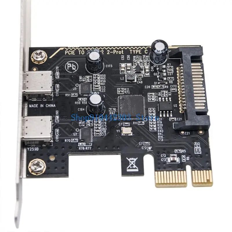 PCIE zu 2-Port USB3.2 Gen1 Erweiterungskarte mit 5 Gbit/s Übertragungsrate, Kompatibel mit Windows-Systemen 5 Gbit/s Schneller Datenzugriff – Detail 7