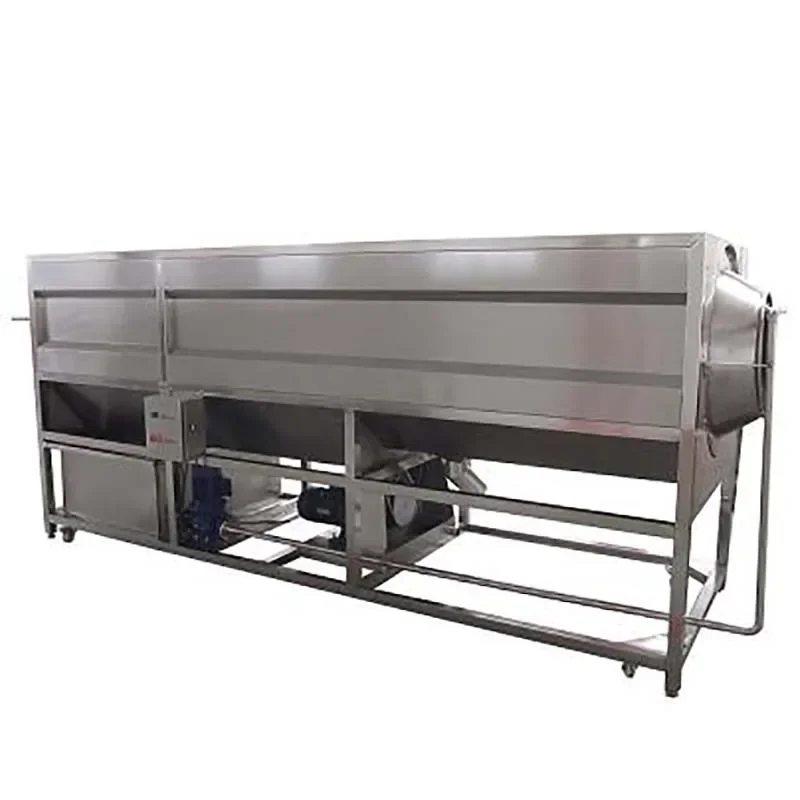 KLS Full-Automatic Drum Vegetables Cleaning Machine Vegetable Rotary Drum Cleaning Machine