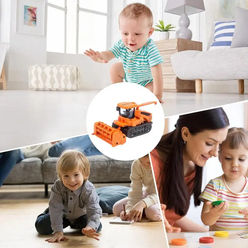 Voiture à friction pour enfants, véhicules d'ingénierie pour enfants, voiture de course, camions simulés pour tout-petits, jouets de camion à friction 62 pour garçons, intérieur