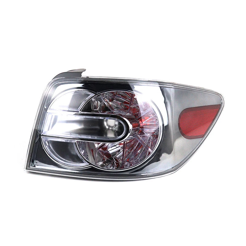 車とリアのヘッドライト,左と右のテールライト,電球なしのストップ