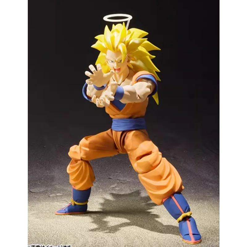 In Stock Bandai S.H. Figuarts Super Saiyan 3 Goku Dragon Ball Z 2.0 Action Figure Collectible Toy Gift view 3