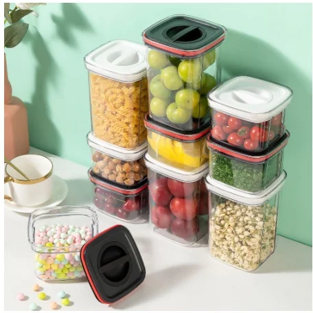 1PC Plastic Sealed Jar Five Grains Miscellaneous Grains Jar Nut storage Moisture-proof Storage Jar Shatterproof Storage Jar