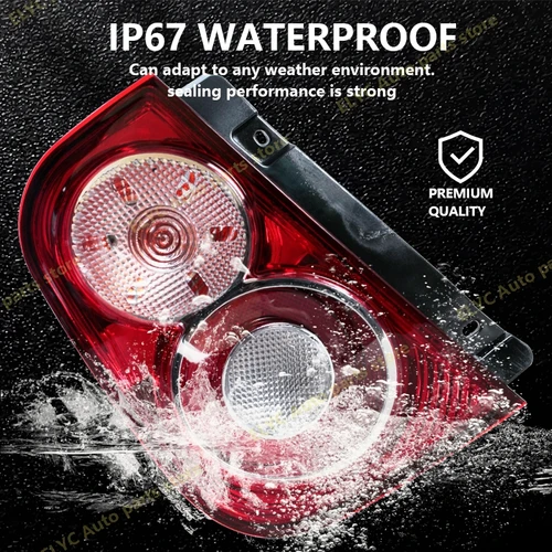 Imagen 2 del producto Luz trasera de advertencia para parachoques trasero de coche, lámpara de señal de giro de freno, accesorios exteriores para Lifan 320