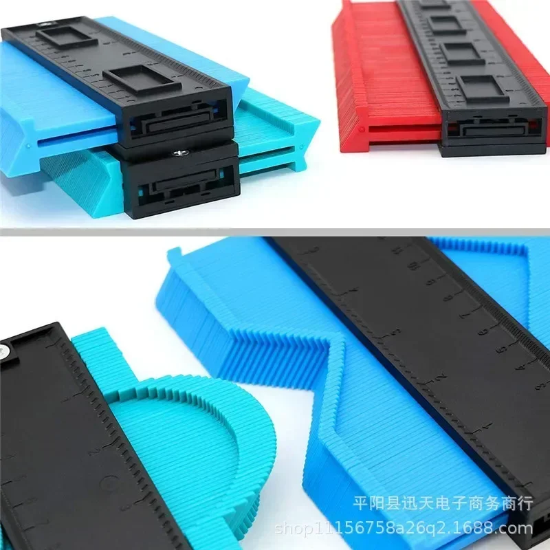 Ruler Contour Duplicator Ceramic Contour Carpet Measuring Tools Template Tile Gauge Cutting Woodworking Angle Duplicator Profile
