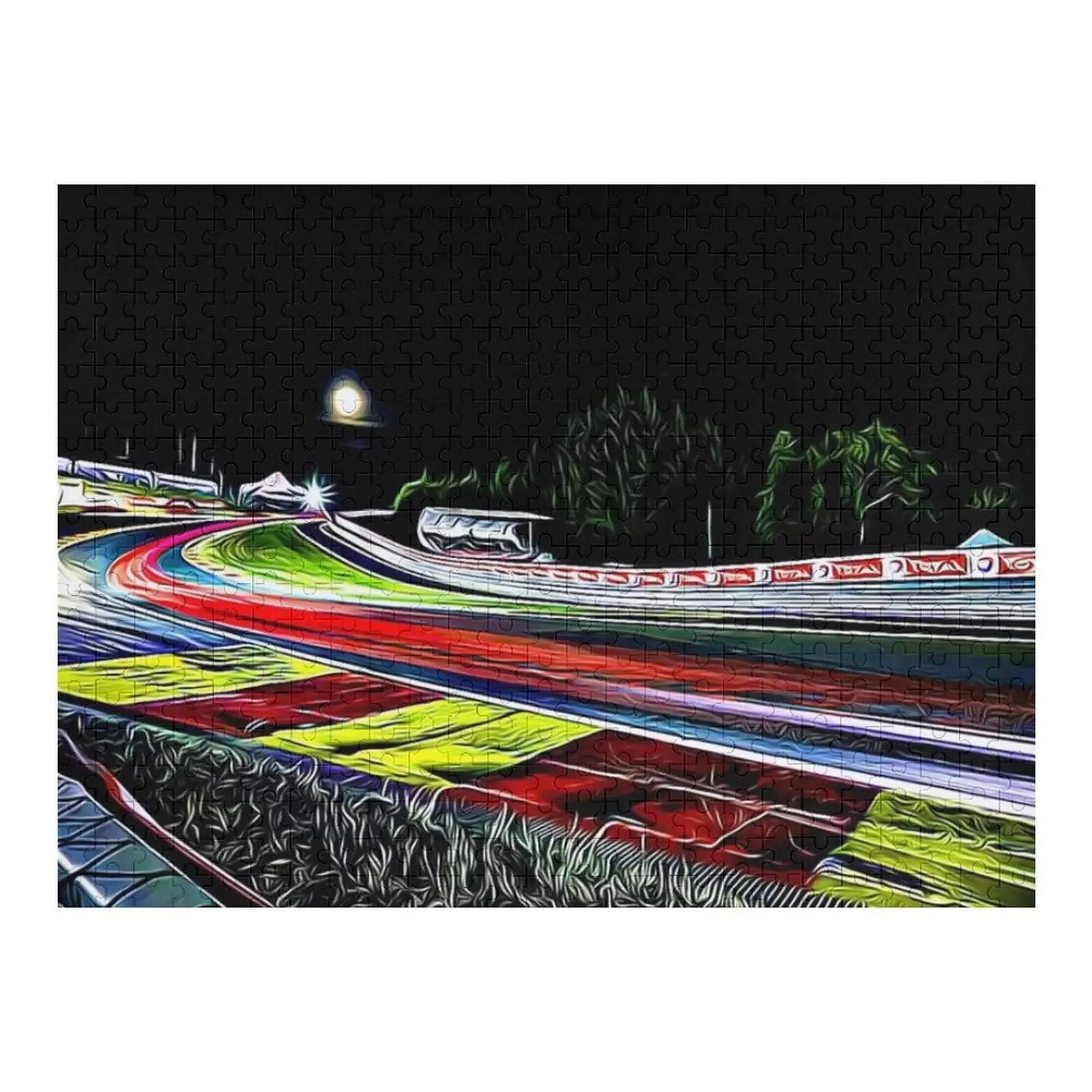 

Пазл Eau Rouge - Spa Francorchamps, индивидуальный подарок для детей, персонализированные деревянные игрушки, пазл