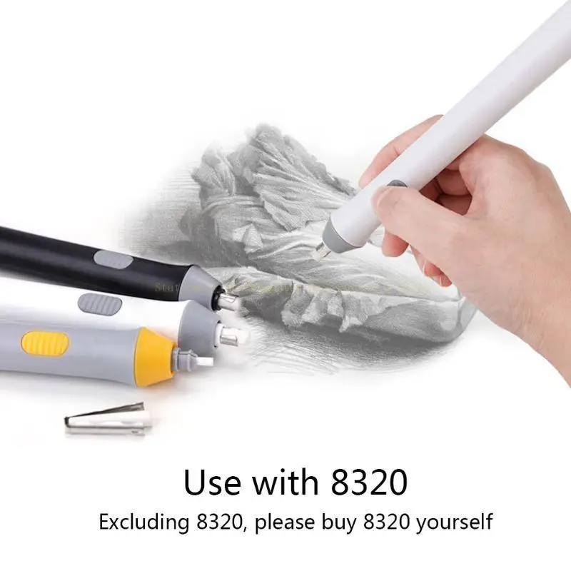 Recharges gommes électriques, 70 pièces, petites grandes gommes, diamètre 2.3mm/5mm