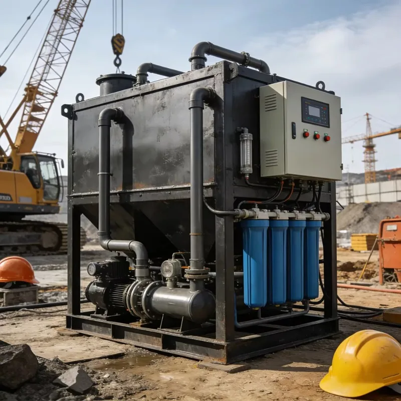 Customized on Demand Emergency Water Purification System with Pump & PLC Control 1 Year Warranty for Disaster Relief & Rescue