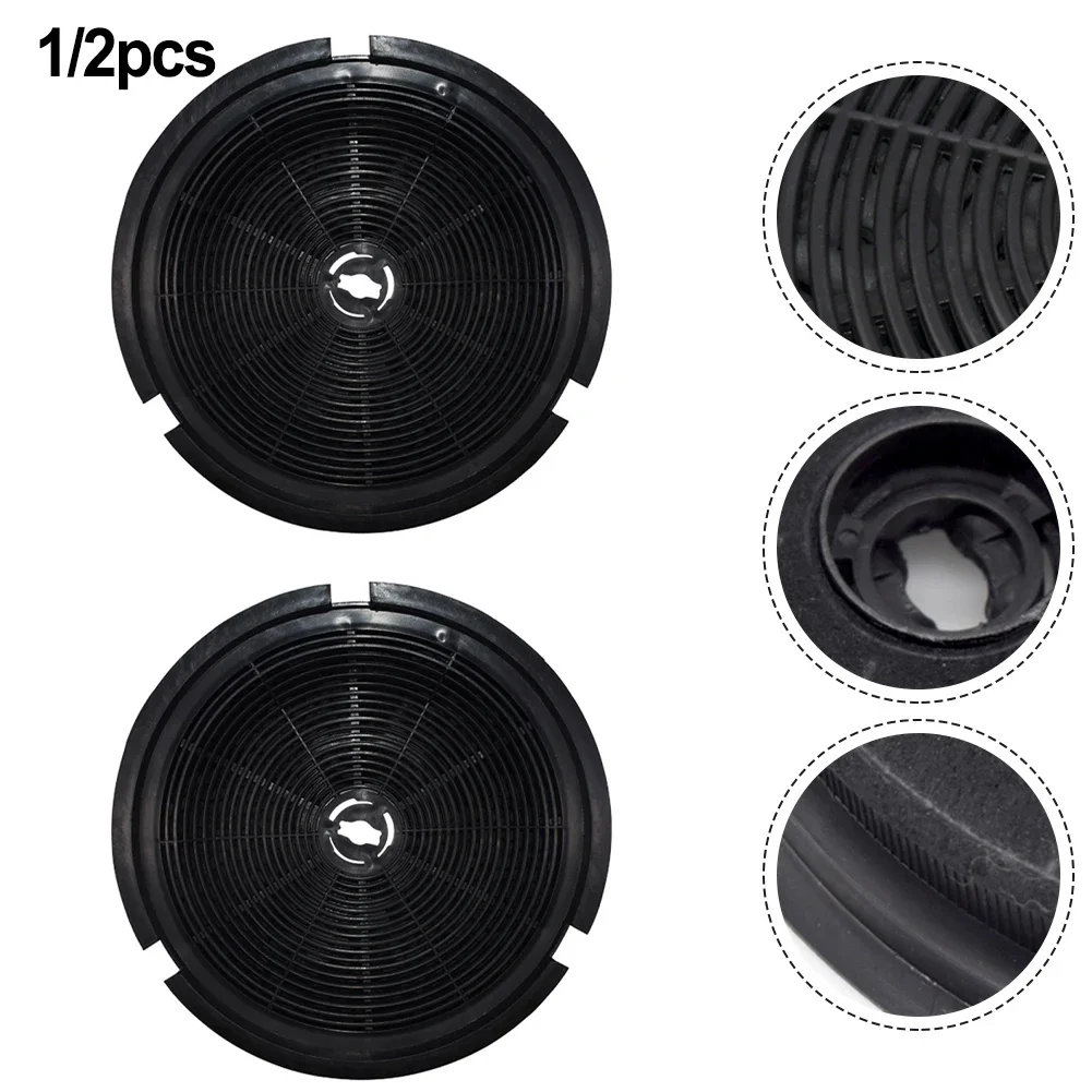1pc Active Carbon Filter For Extractor Hood Round Active Charcoal Filter For Exhaust Hoods Circulation Range Hood Carb Box image 5